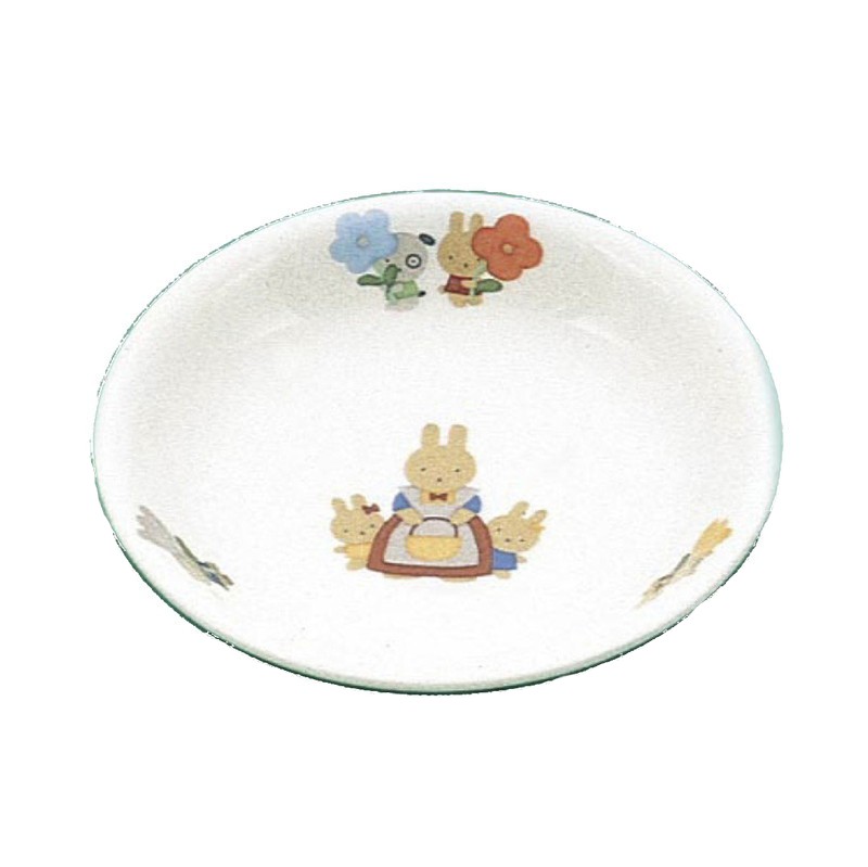 KYOEI ONLINE STORE / 強化磁器 深皿 もりのなかよし YS-13MOR