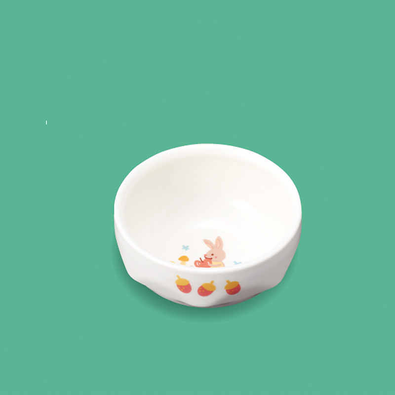KYOEI ONLINE STORE / 強化磁器 幼児碗 どんぐりす YB-2DGS(117φ×H47mm