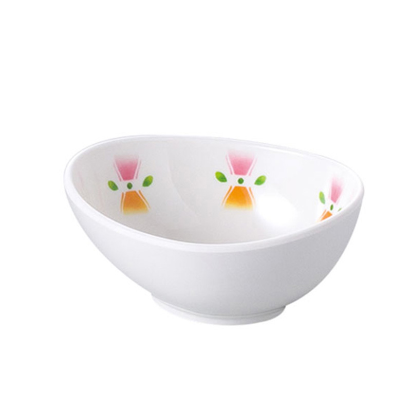 KYOEI ONLINE STORE / メラミン 姫小鉢 たまご 小 木の葉 10-2519-KH