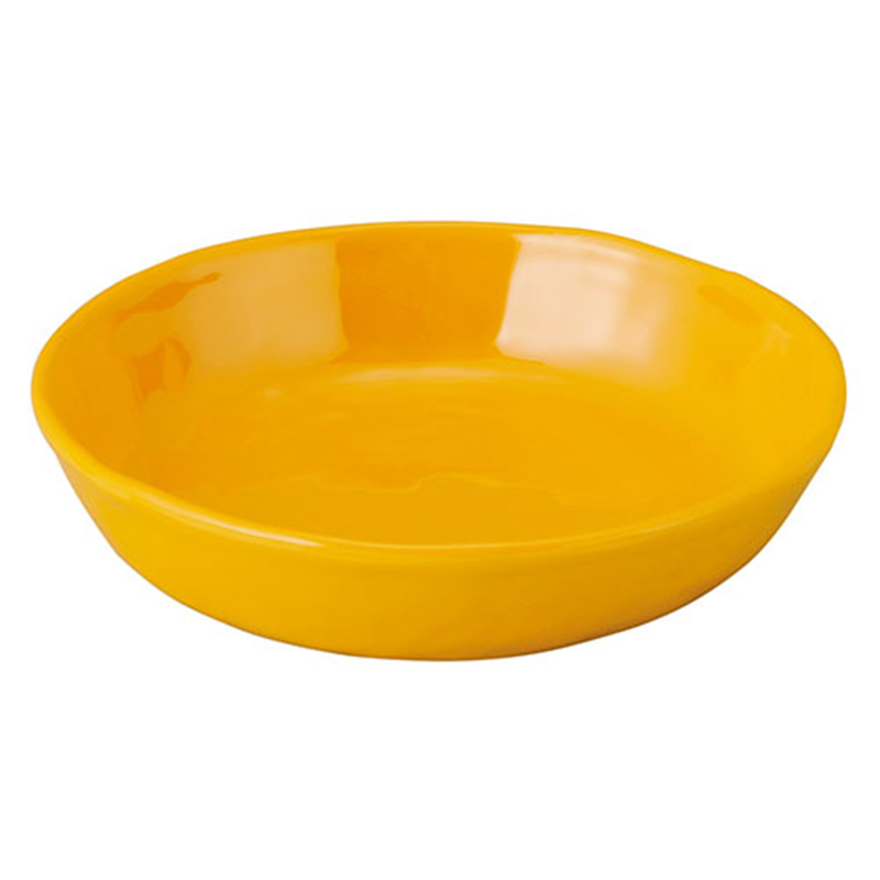 KYOEI ONLINE STORE / メラミン 18cm深皿 サフラン・イエロー 10-2565