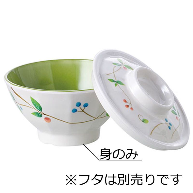 KYOEI ONLINE STORE / メラミン 飯椀 身 わかな内抹茶 10-2603-M-STWKM